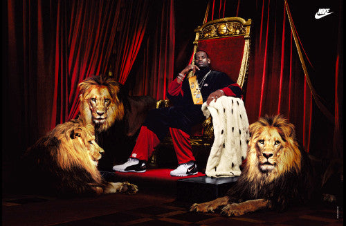LeBron James "King James" Original Nike Poster (2004) - Nike Inc.