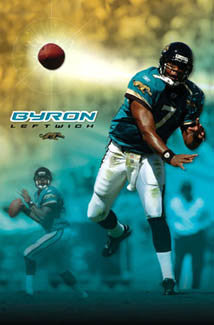 Byron Leftwich "Cannon" Jacksonville Jaguars Poster - Costacos 2005