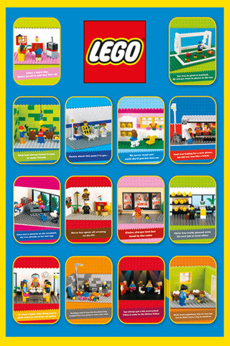 Lego "Jokes from a Typical Day" Poster - Pyramid International