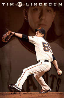 Tim Lincecum "Superstar" San Francisco Giants Poster - Costacos Sports