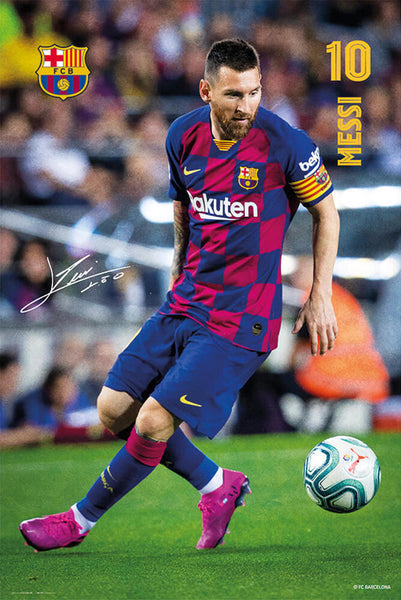 Lionel Messi "Magnificent" FC Barcelona Official La Liga Soccer Action Poster - G.E. (Spain)