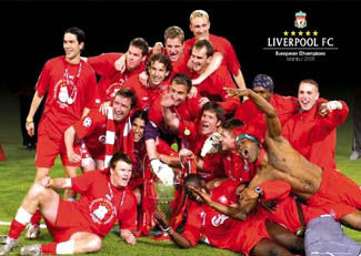 Liverpool FC "Celebration Istanbul" Soccer Poster - GB Posters 2005