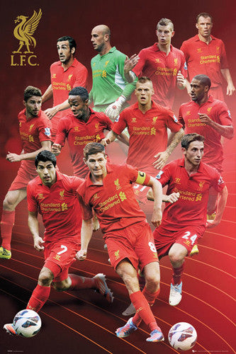 Liverpool FC "Super Eleven" (2012/13) Action Poster - GB Eye (UK)