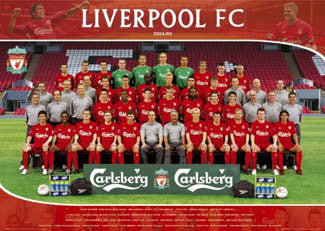Liverpool FC Official Team Portrait 2004/05 Poster - GB Posters