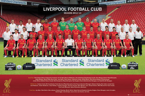 Liverpool FC 2012/13 Official Team Portrait Poster - GB Eye (UK)