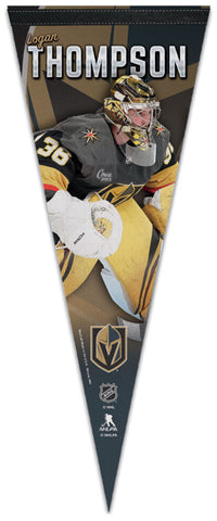 Logan Thompson Vegas Golden Knights Superstar Series Official NHL Hockey Premium Felt Collector's Pennant - Wincraft 2023