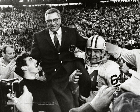 Vince Lombardi "Coach Hero" (Super Bowl II, 1968) Premium Poster Print - Photofile Inc.