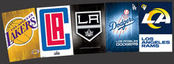 COMBO: Los Angeles Sports 5-Poster Combo (Lakers, Clippers, Kings, Dodgers, Rams)