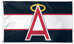 California Angels "Big-A" Style (1972-92) Cooperstown Collection MLB Baseball Deluxe-Edition 3'x5' Flag - Wincraft