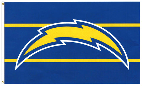 Los Angeles Chargers Official NFL Football 3'x5' DELUXE Team Flag - Wincraft Inc.
