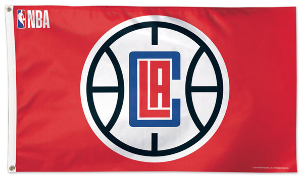 Los Angeles Clippers Official NBA Basketball DELUXE 3' x 5' Flag (Red) - Wincraft Inc.