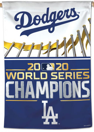 Los Angeles 16, Banners celebrating the Dodgers World Serie…
