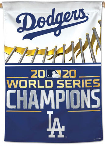 Los Angeles Dodgers 2020 World Series Champions Premium 28x40 Wall Banner - Wincraft Inc.
