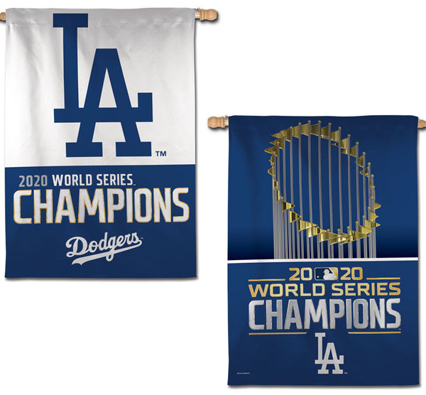 Los Angeles Dodgers 2020 World Series Champions Premium 2-Sided 28x40 Wall Banner - Wincraft Inc.