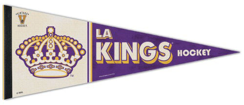 Vintage Hockey - Los Angeles Kings (Throwback Gold Los Angeles Wordmark) - Los  Angeles Kings - Posters and Art Prints