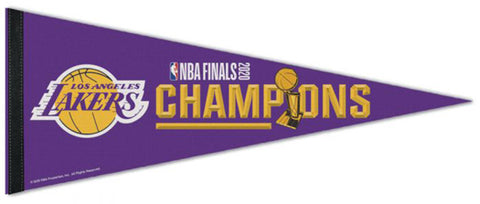 Los Angeles Lakers 2020 NBA Champions Official Premium Felt Commemorative Pennant - Wincraft Inc.