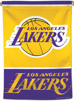 Los Angeles Lakers Official NBA Basketball Premium 28x40 Team Logo Wall Banner - Wincraft Inc.
