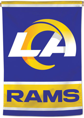 Los Angeles Rams Official NFL Football Team Premium Felt Banner