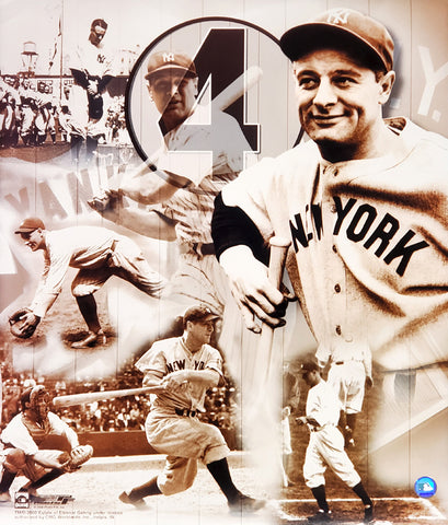 Lou Gehrig New York Yankees Career Commemorative Premium Poster Print - Photofile Inc.