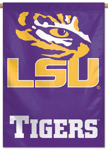 LSU Tigers Official NCAA Team Logo Premium 28x40 Wall Banner - Wincraft Inc.
