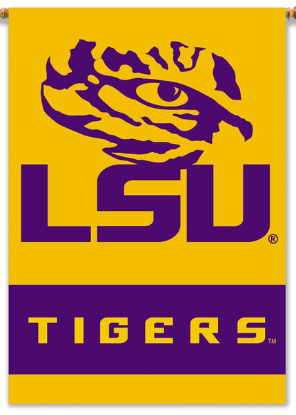 Louisiana State University LSU Tigers "Tiger Eye" Official 28x40 Premium Team Banner - BSI Products