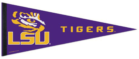 LSU Tigers NCAA Team Logo Premium Felt Collector's Pennant - Wincraft Inc.