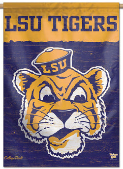 LSU Tigers Retro 1955-66 College Vault Collection NCAA Premium 28x40 Wall Banner - Wincraft Inc.