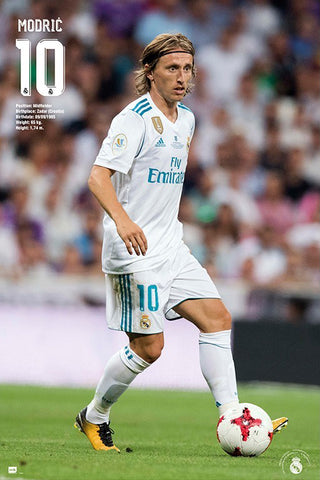 Luca Modric "Game Night" Real Madrid CF Official La Liga Soccer Poster - G.E. (Spain)
