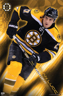 Milan Lucic "Superstar" Boston Bruins NHL Action Poster - Costacos Sports