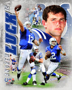 Andrew Luck "Superstar" Indianapolis Colts Premium NFL Poster Print - Photofile 16x20
