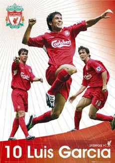 Luis Garcia "Brilliant" Liverpool FC Poster - GB 2004