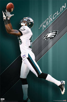 Jeremy Maclin "Gone Deep" Philadelphia Eagles Poster - Costacos Sports