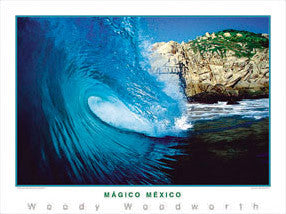 Surfing "Magico Mexico" Poster Print - Creation Captured