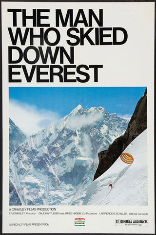 The Man Who Skied Down Everest (1975 Film) Skiing Movie Poster Reproduction - Eurographics Inc.