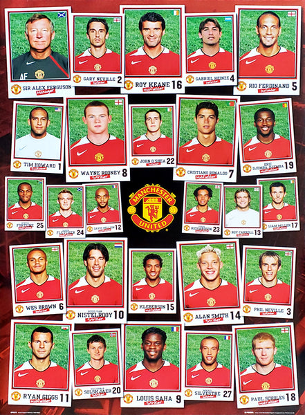 Manchester United FC "Snapshots 2004/05" Official EPL Football Soccer Poster - GB Posters