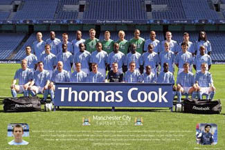 Manchester City FC Official Team Portrait 2005/06 - GB 2005
