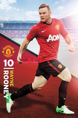 Wayne Rooney "Action" Manchester United Poster - GB Eye (UK) 2012