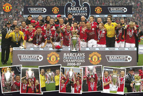 Manchester United Premiership Championship Celebration Poster (May 13, 2007) - GB Posters