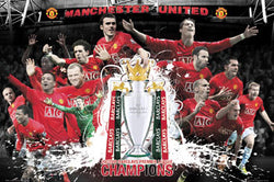 Manchester United 2008 English Premier League Champions Commemorative Poster - GB Posters