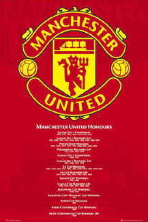 Manchester United "Honours" Crest & History - GB Eye Inc.