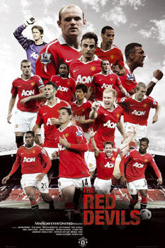 Manchester United "The Red Devils" (2010/11) Poster - GB Eye Inc.