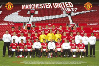 Manchester United Official Team Poster 2006/07 - GB Posters