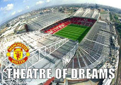 Manchester United FC "Theatre of Dreams" (Old Trafford) Stadium Poster - GB Posters