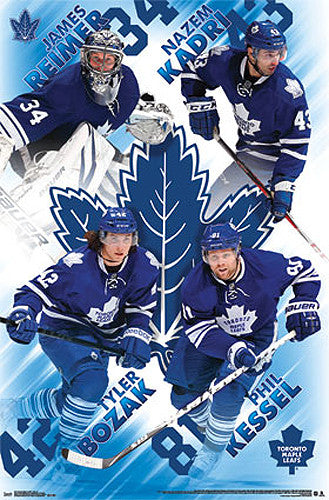 Toronto Maple Leafs "Dynamic Four" (Reimer, Kadri, Bozak, Kessel) Poster - Costacos 2013
