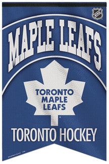NHL Toronto Maple Leafs Vintage EST.1917 Team Logo Hockey Felt Full Size  Pennant