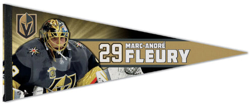 Marc-Andre Fleury Vegas Golden Knights Official NHL Hockey Premium Felt Collector's Pennant - Wincraft