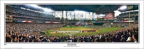 Safeco Field "Opening Day" Seattle Mariners Panoramic Poster Print - Everlasting 2014