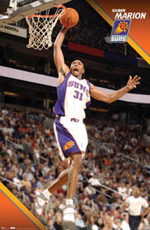 Shawn Marion "Powerslam" Phoenix Suns NBA Action Poster - Costacos 2007