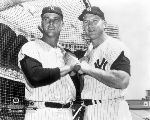 Roger Maris and Mickey Mantle "61 Forever" New York Yankees Premium Poster Print - Photofile Inc.