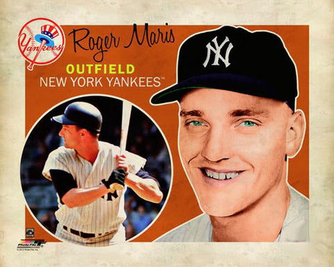 Roger Maris "Retro SuperCard" New York Yankees Premium Poster Print - Photofile 16x20